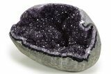 Sparkly Deep-Purple Amethyst Geode - Uruguay #342716-2